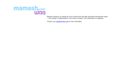 Desktop Screenshot of mamash.com